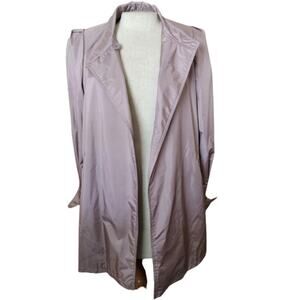 Vintage Lavender Open Front Windbreaker Size 10